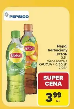 Carrefour Napój herbaciany Lipton Peach oferta