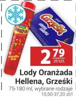 Nasz Sklep Lody Oranżada Hellena, Grześki oferta