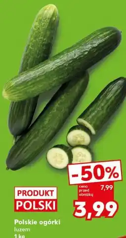 Kaufland Polskie ogórki luzem oferta