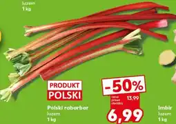 Kaufland Polski rabarbar luzem oferta