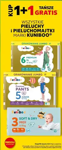 Kaufland Wszystkie pieluchy i pieluchomajtki marki Kuniboo oferta