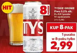 Kaufland TYSKIE GRONIE Piwo 5,2% alk oferta