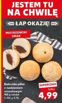 Kaufland Bułeczka piłka z nadzieniem orzechowym oferta