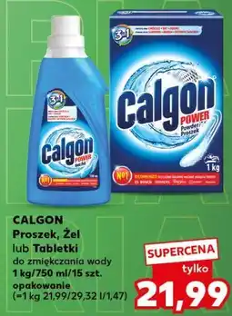 Kaufland Calgon Proszek, Żel lub Tabletki do zmiękczania wody oferta