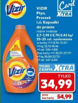 Kaufland Vizir Płyn, Proszek lub Kapsułki do prania oferta