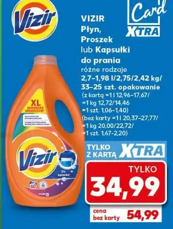 Vizir Płyn, Proszek lub Kapsułki do prania