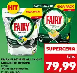 Kaufland Fairy Platinum All in One Kapsułki do zmywarki oferta