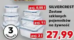 Kaufland SILVERCREST Zestaw szklanych pojemników na żywność oferta