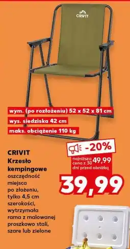 Kaufland CRIVIT Krzesło kempingowe oferta