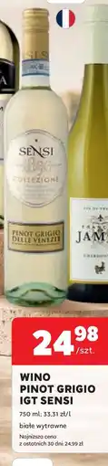Stokrotka Market Wino Pinot Grigio IGT Sensi oferta