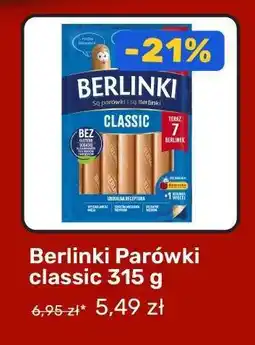 Biedronka Berlinki Parówki classic 315 g oferta