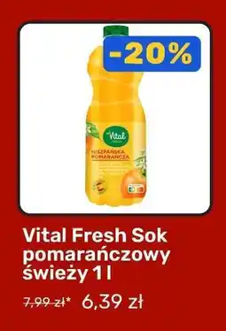 Biedronka Vital Fresh Sok pomarańczowy świeży 1l oferta
