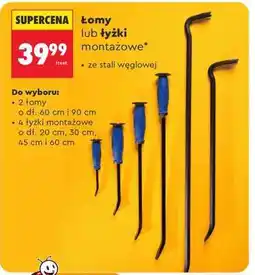Biedronka Łomy lub łyżki montażowe oferta