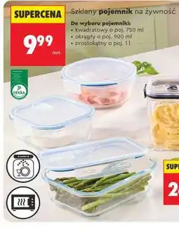 Biedronka Szklany pojemnik na żywność oferta