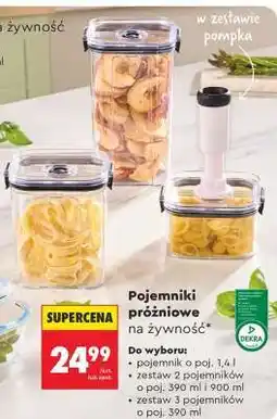 Biedronka Pojemniki próżniowe na żywność oferta