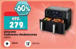 Biedronka Frytkownica dwukomorowa czarna oferta