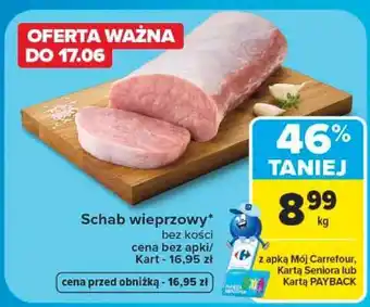 Carrefour Schab wieprzowy oferta