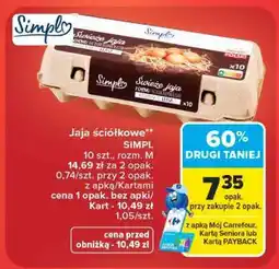 Carrefour Jaja ściółkowe oferta