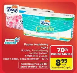 Carrefour Papier toaletowy Foxy oferta