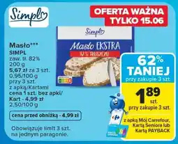 Carrefour Masło oferta