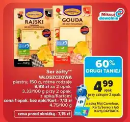 Carrefour Ser żółty oferta