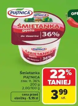 Carrefour Śmietanka oferta