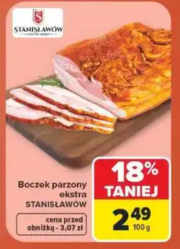Carrefour Boczek parzony ekstra oferta