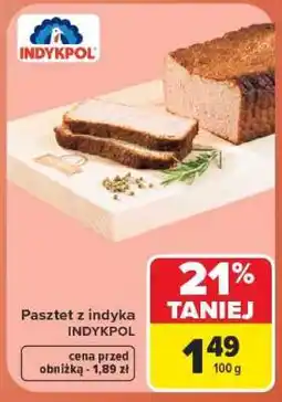 Carrefour Pasztet z indyka oferta