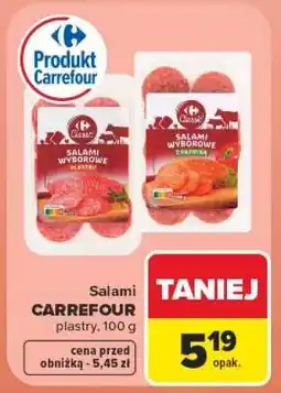 Carrefour Salami CARREFOUR oferta