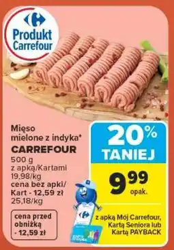 Carrefour Mięso mielone z indyka oferta