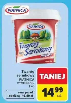 Carrefour Twaróg sernikowy PIĄTNICA oferta