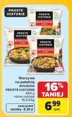 Carrefour Warzywa na patelnię mrożone oferta