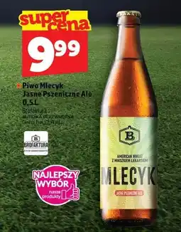 Topaz Piwo Brofaktura Mlecyk Jasne Pszeniczne Ale oferta