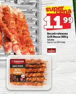 Topaz Boczek rolowany Sokołów Grill House oferta