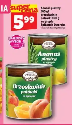 Topaz Ananas plastry w syropie Spiżarnia Dworska oferta