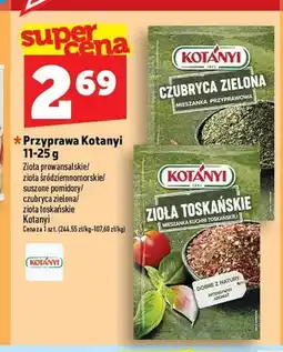Topaz Przyprawa Kotanyi Zioła śródziemnomorskie oferta