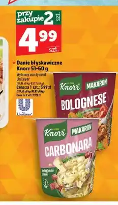 Topaz Danie błyskawiczne Knorr makaron bolognese oferta