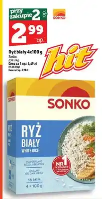 Topaz Ryż biały Sonko 4-pak oferta