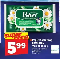 Topaz Papier toaletowy nawilżany Velvet oferta