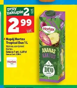 Topaz Napój Hortex Tropical Duo oferta
