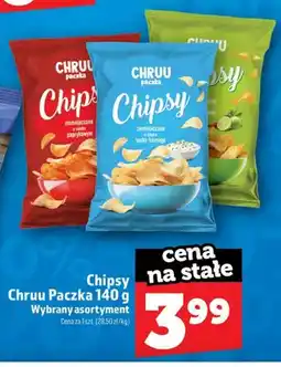 Topaz Chipsy ziemniaczane o smaku paprykowym Chruu Paczka oferta