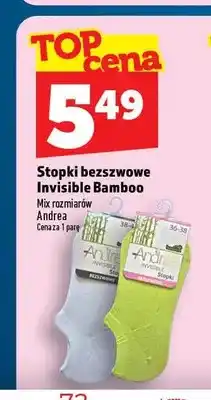 Topaz Stopki bezszwowe Invisible Bamboo Andrea oferta