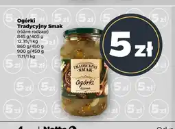 Netto Ogórki kiszone Tradycyjny Smak oferta