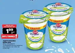 Netto Jogurt naturalny Zott Primo 180 g + 20 g gratis oferta