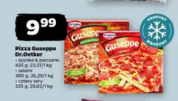 Netto Pizza Guseppe Dr. Oetker szynka i pieczarki oferta