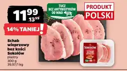 Netto Schab wieprzowy bez kości Sokołów plastry oferta