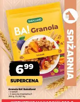 Netto Granola BA! 5 owoców tropikalnych Bakalland oferta