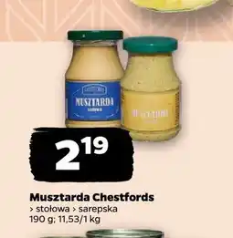 Netto Musztarda stołowa Chestfords oferta