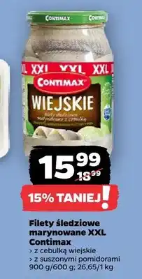 Netto Filety śledziowe marynowane XXL Contimax z suszonymi pomidorami oferta