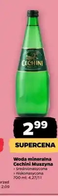 Netto Woda mineralna Cechini Muszyna średnionasycona oferta